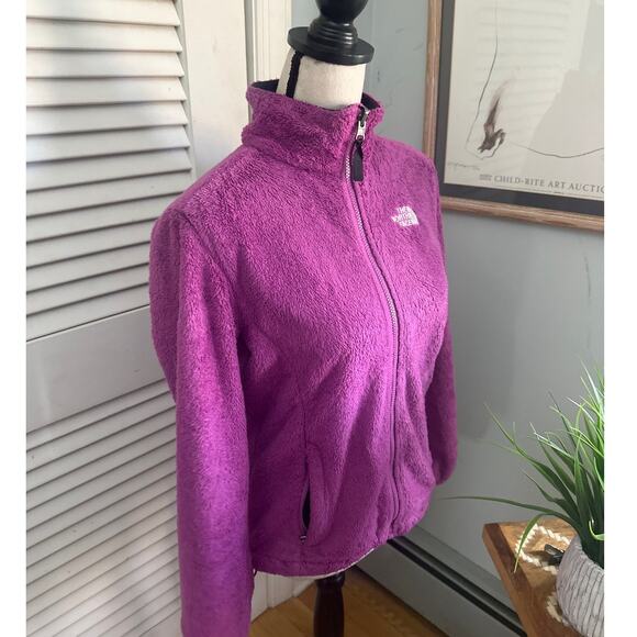 THE NORTH FACE Womens Jacket Small Purple Osito Fleece Full Zip Outdoor Gorpcore - Picture 6 of 13